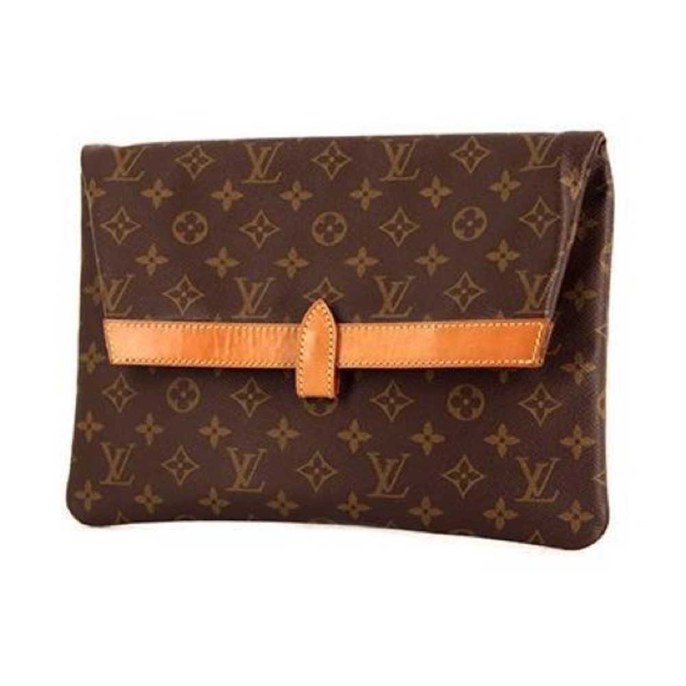 Authentic Rare Vintage Louis Vuitton Monogram Clutch
